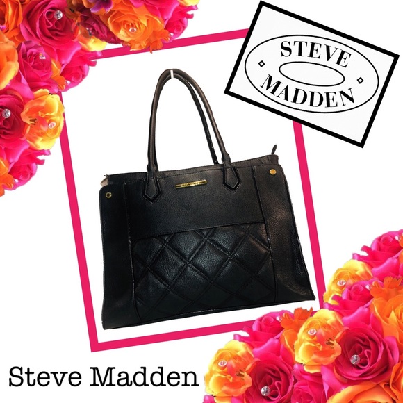 Steve Madden Handbags - STEVE MADDEN Vegan Lthr  Laptop Bag/Large Satchel